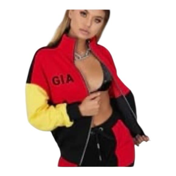 Revolve x I.AM.GIA Blaster Color Block Jacket Size Small - Picture 2 of 9